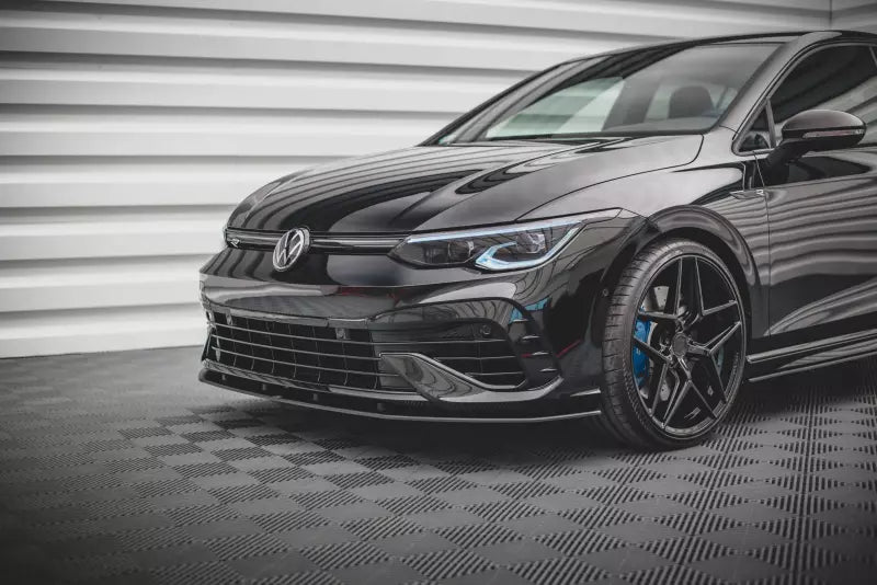 Maxton Design Street Pro Frontlippe für VW Golf 8 R schwarz – Ansicht 2
