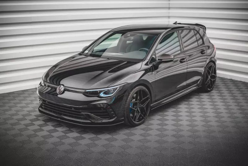 Maxton Design Street Pro Frontlippe für VW Golf 8 R schwarz – Ansicht 3