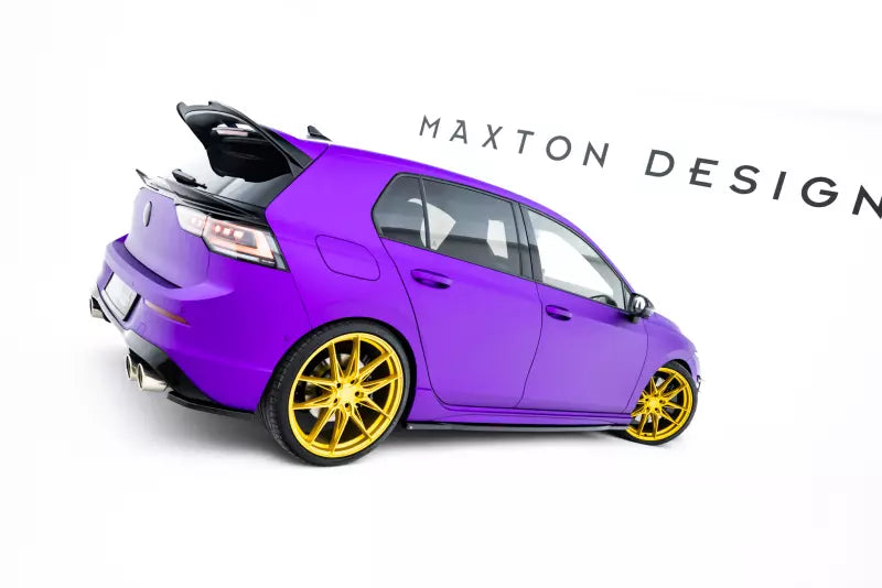 Maxton Design Diffusor Flaps V.1 für VW Golf 8 R Hochglanz schwarz – Ansicht 4