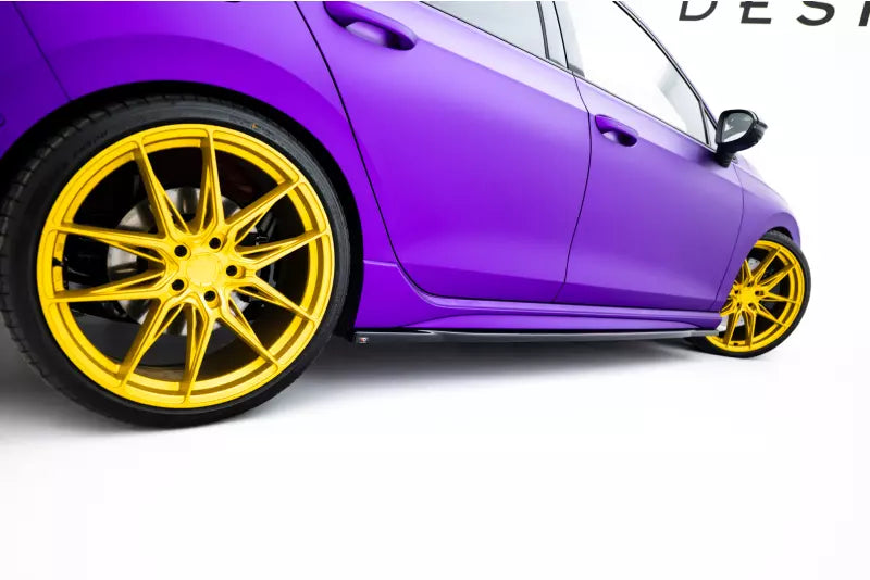Maxton Design Seitenschweller (Paar) V.1 für VW Golf 8 R Hochglanz schwarz – Ansicht 2