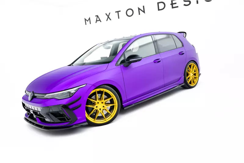 Maxton Design Seitenschweller (Paar) V.1 für VW Golf 8 R Hochglanz schwarz – Ansicht 3