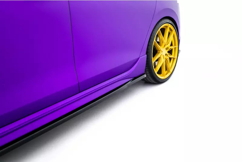 Maxton Design Seitenschweller (Paar) V.1 für VW Golf 8 R Hochglanz schwarz – Ansicht 4