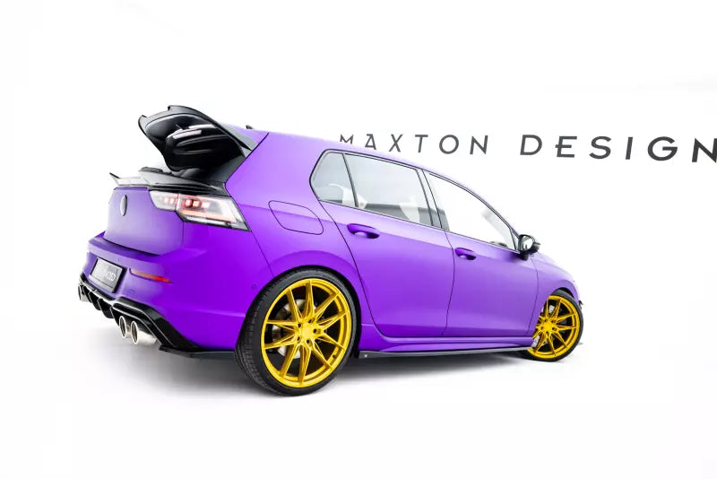 Maxton Design Seitenschweller (Paar) V.2 für VW Golf 8 R Hochglanz schwarz – Ansicht 3