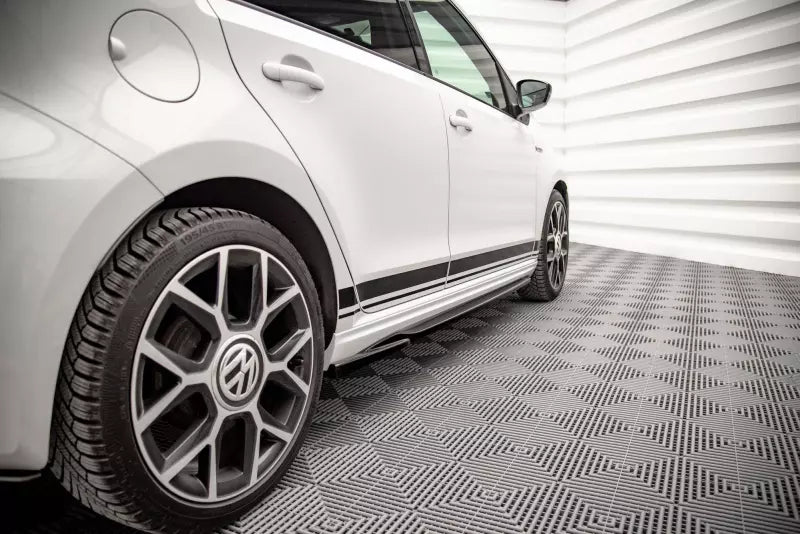 Maxton Design Seitenschweller (Paar) für VW Up GTI Hochglanz schwarz – Ansicht 1