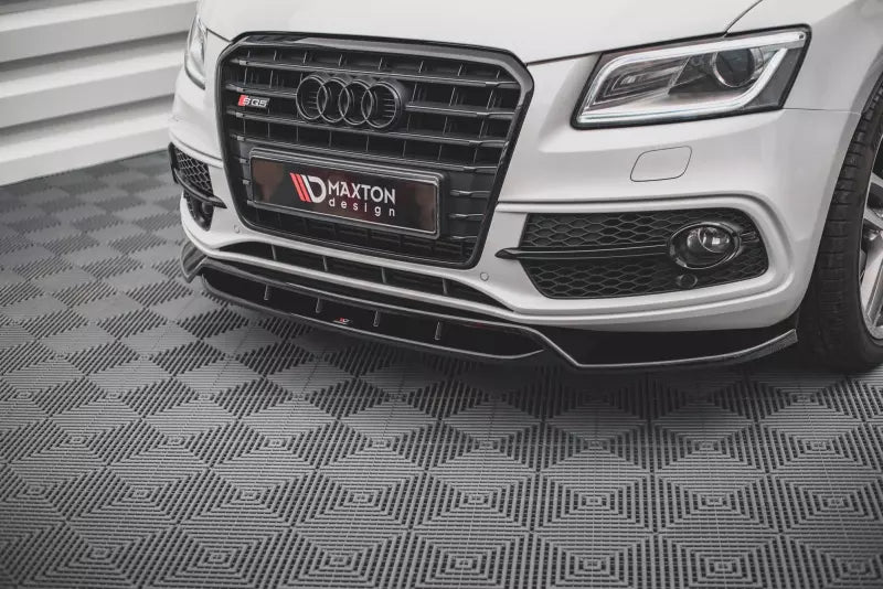 Maxton Design Frontlippe für Audi SQ5 8R Hochglanz schwarz – Ansicht 1