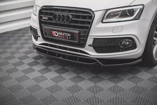 Maxton Design Frontlippe für Audi SQ5 8R Hochglanz schwarz – Ansicht 1