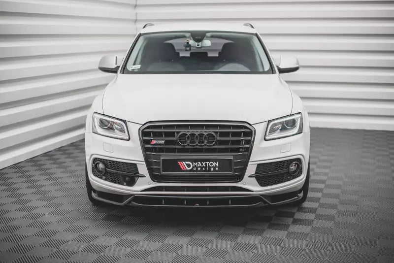 Maxton Design Frontlippe für Audi SQ5 8R Hochglanz schwarz – Ansicht 2