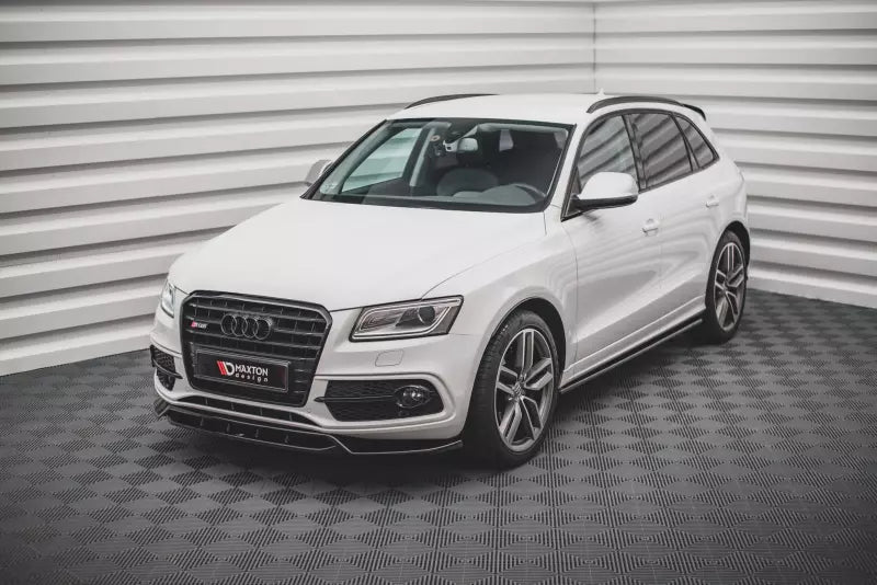 Maxton Design Frontlippe für Audi SQ5 8R Hochglanz schwarz – Ansicht 3