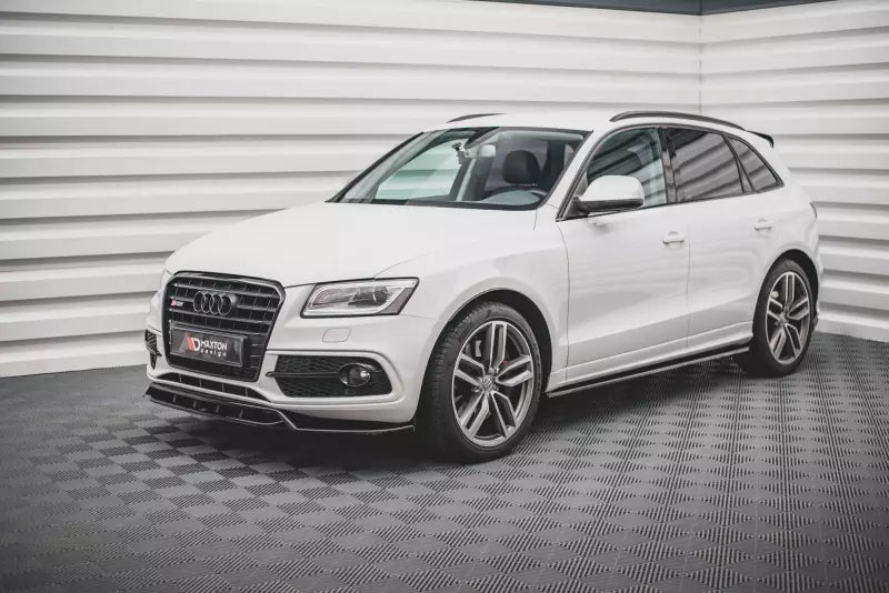 Maxton Design Seitenschweller (Paar) für Audi SQ5 8R Hochglanz schwarz – Ansicht 2