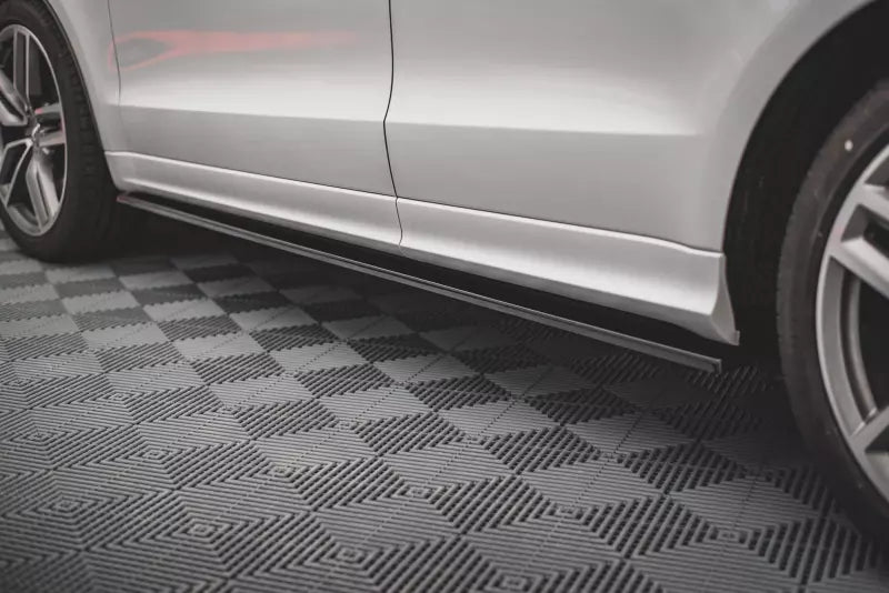 Maxton Design Seitenschweller (Paar) für Audi SQ5 8R Hochglanz schwarz – Ansicht 3