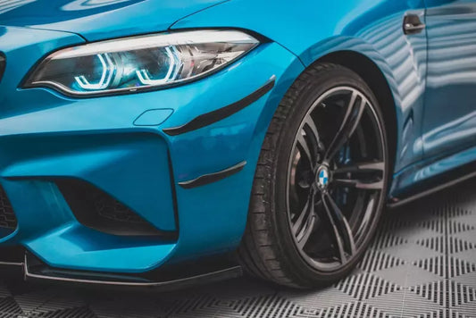 Maxton Design Stoßstangen Flaps Wings für BMW M2 F87 – Ansicht 1