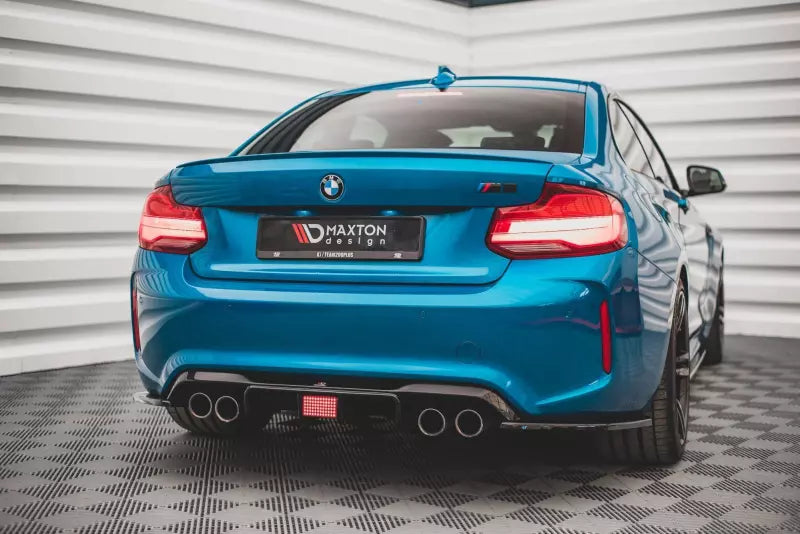 Maxton Design Heckdiffusor für BMW M2 F87 Hochglanz schwarz – Ansicht 1