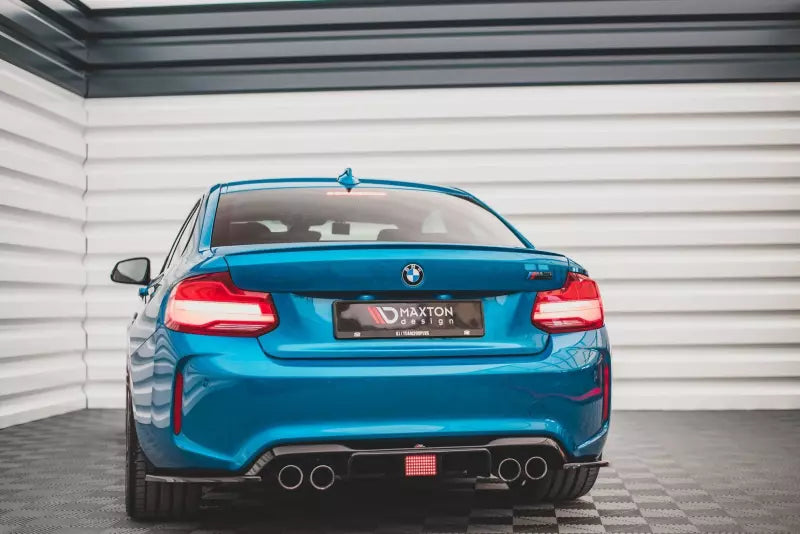 Maxton Design Heckdiffusor für BMW M2 F87 Hochglanz schwarz – Ansicht 2
