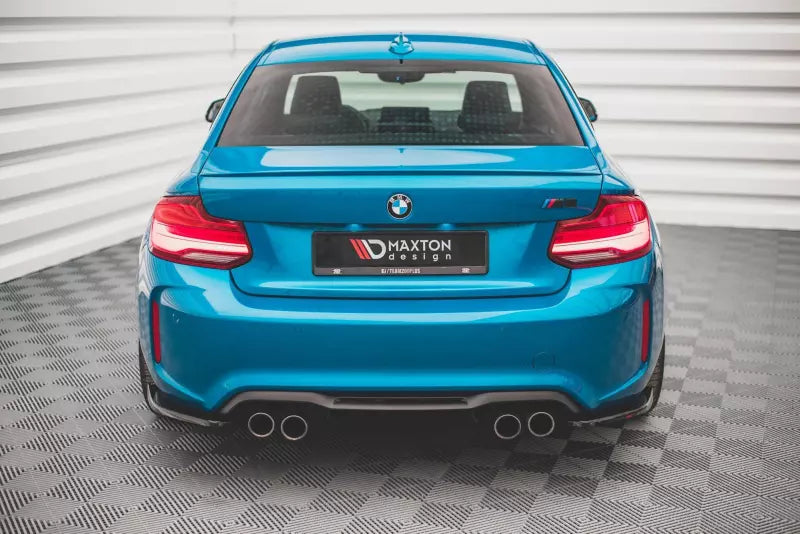 Maxton Design Diffusor Flaps V.2 für BMW M2 F87 Hochglanz schwarz – Ansicht 2