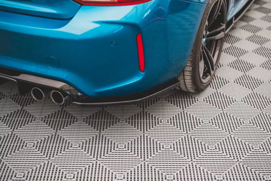 Maxton Design Diffusor Flaps V.3 für BMW M2 F87 Hochglanz schwarz – Ansicht 1