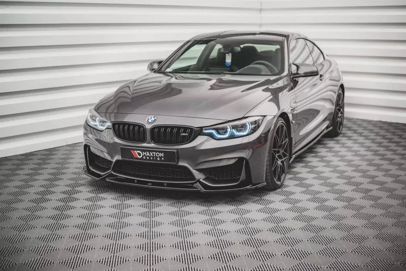Maxton Design Frontlippe für BMW M4 F82 / F83 Hochglanz schwarz – Ansicht 1