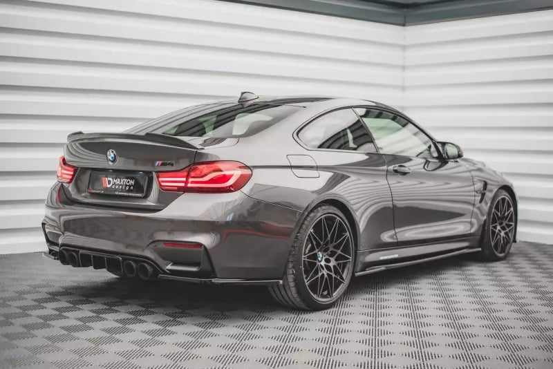 Maxton Design Seitenschweller (Paar) V.2 für BMW M4 F82 / F83 Hochglanz schwarz – Ansicht 2
