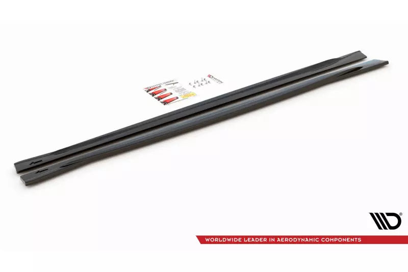 Maxton Design Seitenschweller (Paar) V.2 für BMW M4 F82 / F83 Hochglanz schwarz – Ansicht 3