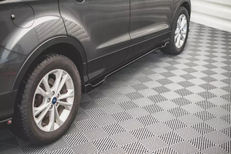 Maxton Design Seitenschweller (Paar) für Ford Escape Mk3 Hochglanz schwarz – Ansicht 1