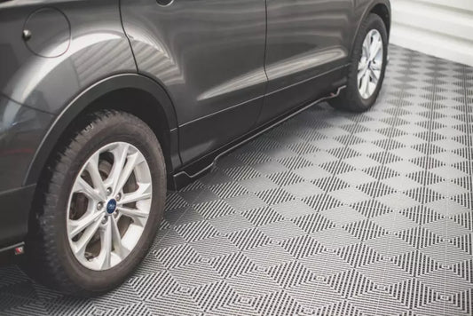 Maxton Design Seitenschweller (Paar) für Ford Escape Mk3 Hochglanz schwarz – Ansicht 1