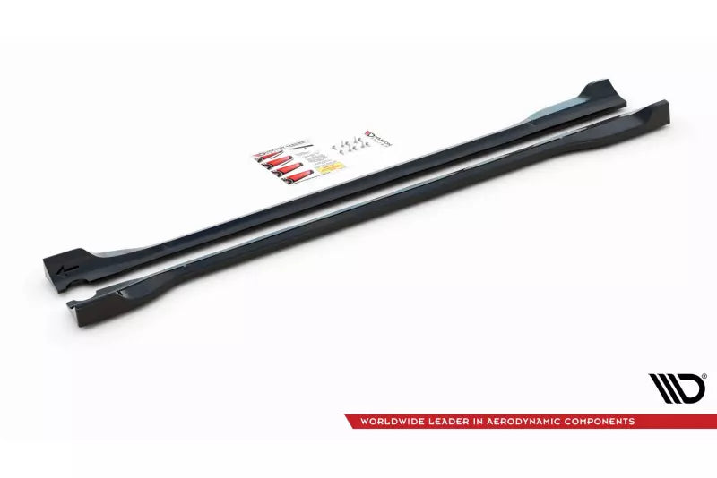Maxton Design Seitenschweller (Paar) für Ford Escape Mk3 Hochglanz schwarz – Ansicht 4