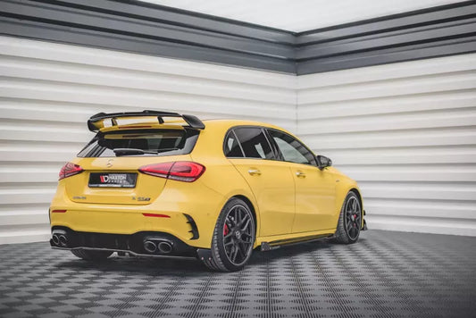 Maxton Design Heckdiffusor V.2 mit Flaps für Mercedes A45 AMG S mit Aero Paket W177 Hochglanz schwarz – Ansicht 1