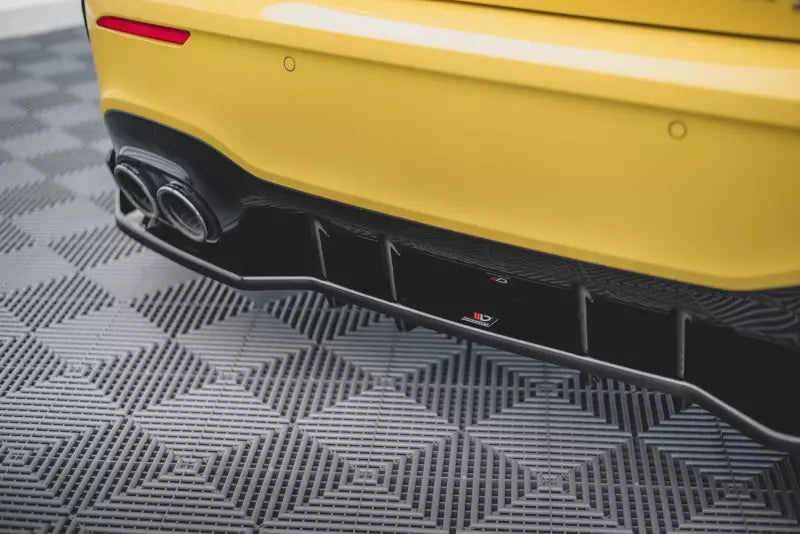 Maxton Design Heckdiffusor V.2 mit Flaps für Mercedes A45 AMG S mit Aero Paket W177 Hochglanz schwarz – Ansicht 2