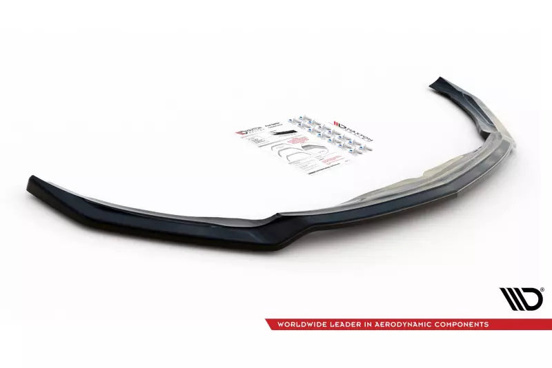 Maxton Design Frontlippe V.1 für Mercedes CLA 45 AMG Aero C118 Hochglanz schwarz – Ansicht 3