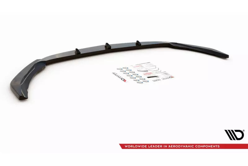 Maxton Design Frontlippe V.3 für Mercedes CLA 45 AMG Aero C118 Hochglanz schwarz – Ansicht 4