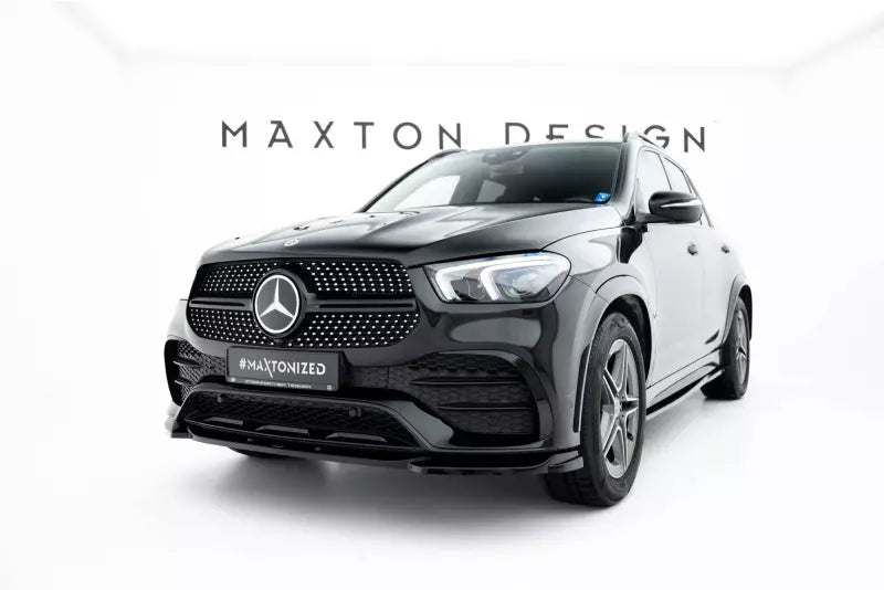 Maxton Design Frontlippe für Mercedes GLE AMG / AMG-Line C167 / W167 Hochglanz schwarz – Ansicht 1