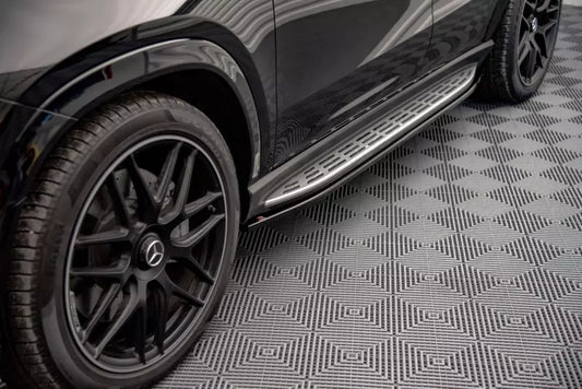 Maxton Design Seitenschweller (Paar) für Mercedes GLE AMG Coupe C167 Hochglanz schwarz – Ansicht 1