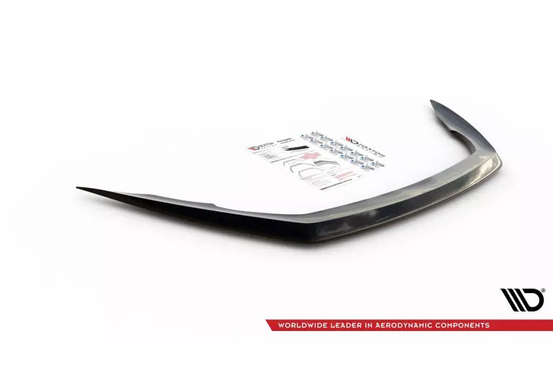 Maxton Design Frontlippe V.1 für Skoda Octavia RS 3 III 5E Facelift Hochglanz schwarz – Ansicht 4