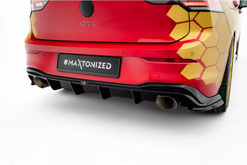 Maxton Design Heckdiffusor V.1 für VW Golf 8 GTI Clubsport Hochglanz schwarz – Ansicht 1