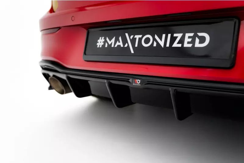 Maxton Design Heckdiffusor V.1 für VW Golf 8 GTI Clubsport Hochglanz schwarz – Ansicht 2