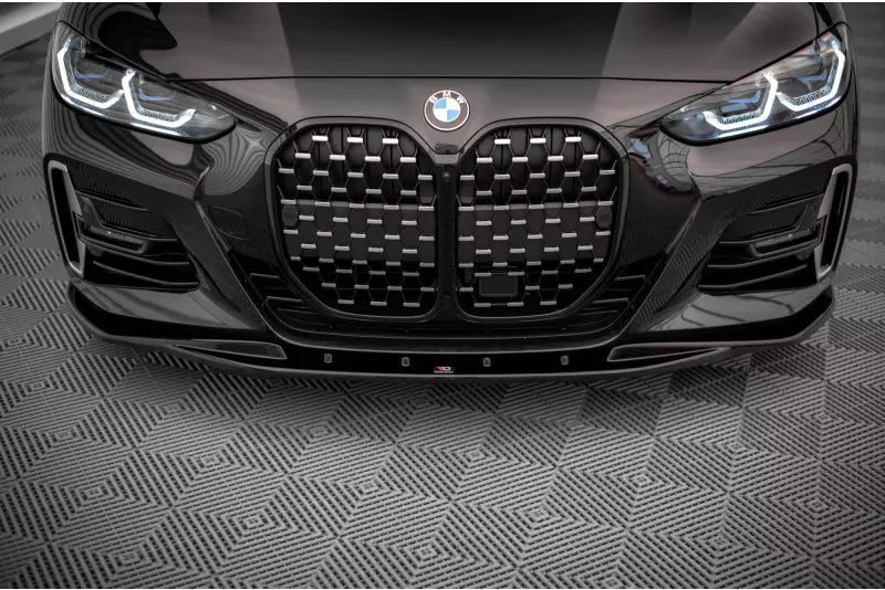 Maxton Design Frontlippe V.1 für BMW 4er M-Paket / M440i G22 / G23 Hochglanz schwarz – Ansicht 2