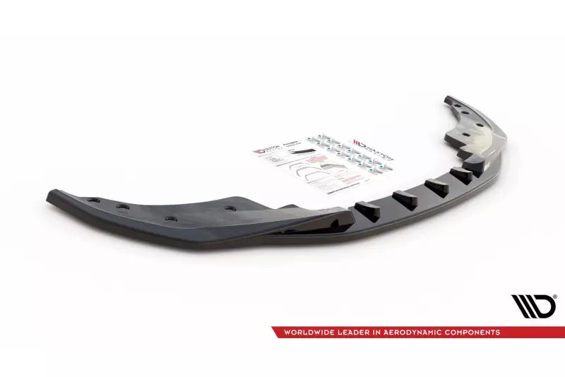 Maxton Design Frontlippe V.1 für BMW 4er M-Paket / M440i G22 / G23 Hochglanz schwarz – Ansicht 3
