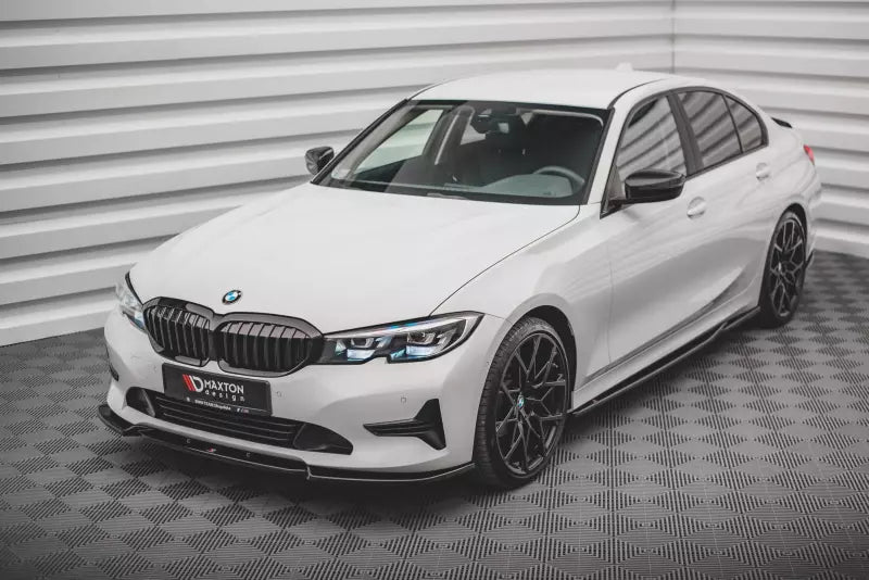 Maxton Design Frontlippe V.1 für BMW 3er G20 / G21 (2018-2022) Hochglanz schwarz – Ansicht 1