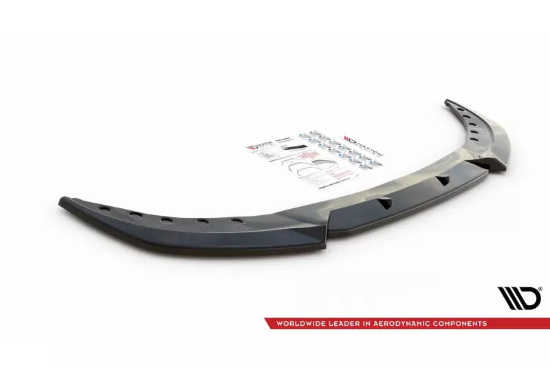 Maxton Design Frontlippe V.1 für BMW 3er G20 / G21 (2018-2022) Hochglanz schwarz – Ansicht 3