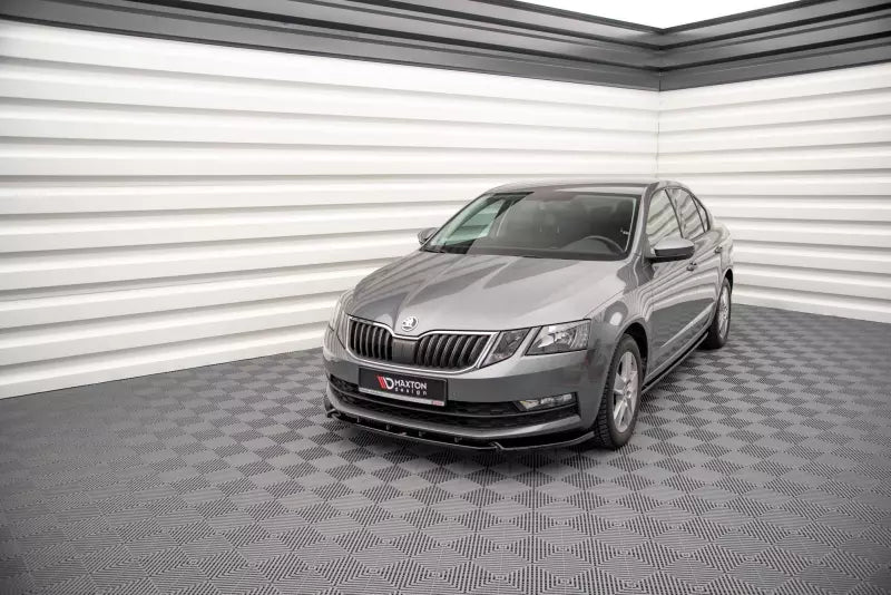 Maxton Design Frontlippe V.1 für Skoda Octavia 3 III 5E Facelift Hochglanz schwarz – Ansicht 2