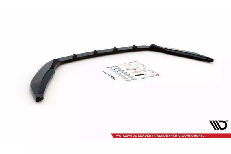 Maxton Design Frontlippe V.1 für Skoda Octavia 3 III 5E Facelift Hochglanz schwarz – Ansicht 4