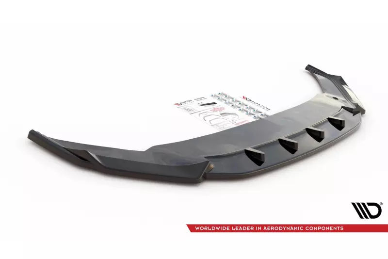 Maxton Design Frontlippe V.1 für VW Arteon R-Line Facelift Hochglanz schwarz – Ansicht 3
