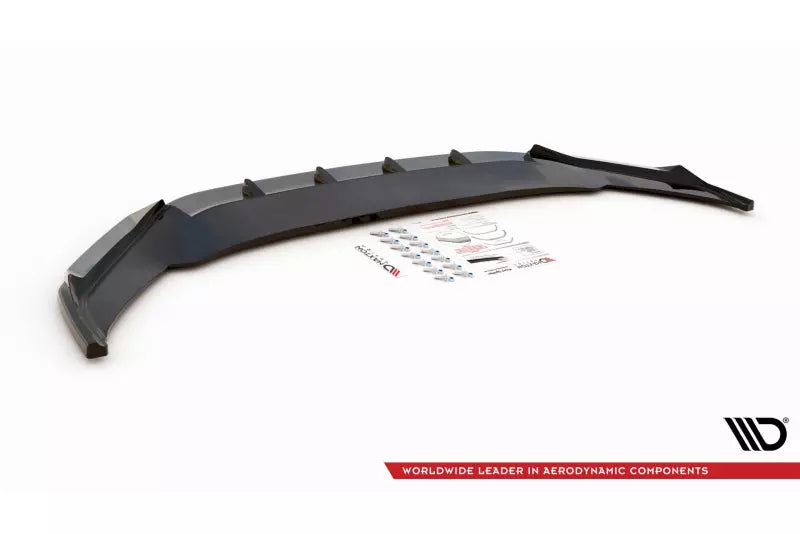 Maxton Design Frontlippe V.1 für VW Arteon R-Line Facelift Hochglanz schwarz – Ansicht 4