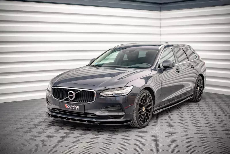 Maxton Design Frontlippe V.1 für Volvo V90 II Hochglanz schwarz – Ansicht 1