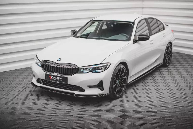 Maxton Design Frontlippe V.2 für BMW 3er G20 / G21 Hochglanz schwarz – Ansicht 1