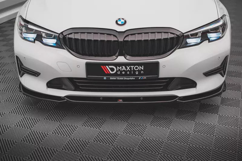 Maxton Design Frontlippe V.2 für BMW 3er G20 / G21 Hochglanz schwarz – Ansicht 2