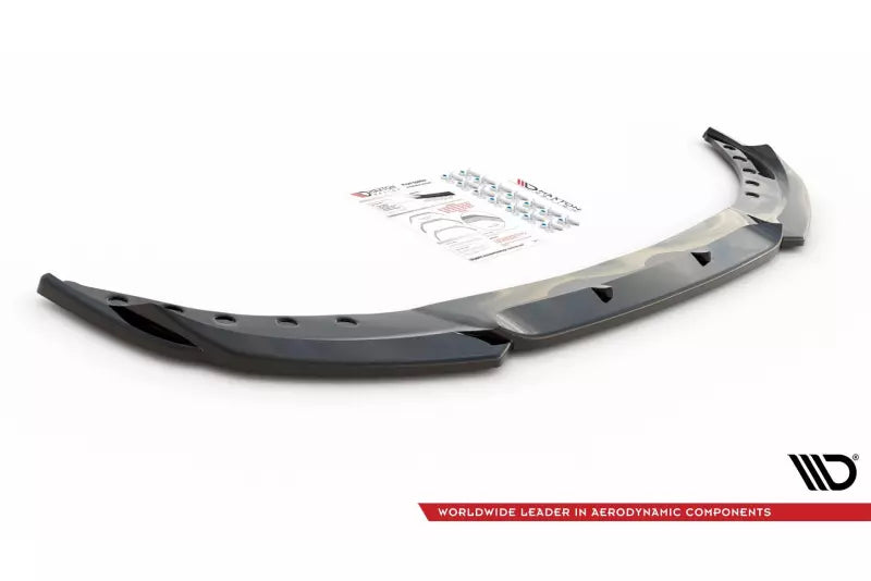 Maxton Design Frontlippe V.2 für BMW 3er G20 / G21 Hochglanz schwarz – Ansicht 3