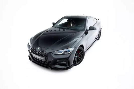 Maxton Design Frontlippe V.2 für BMW 4er M-Paket / M440i G22 / G23 Hochglanz schwarz – Ansicht 1