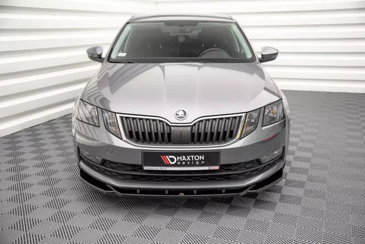 Maxton Design Frontlippe V.2 für Skoda Octavia 3 III 5E Facelift Hochglanz schwarz – Ansicht 1