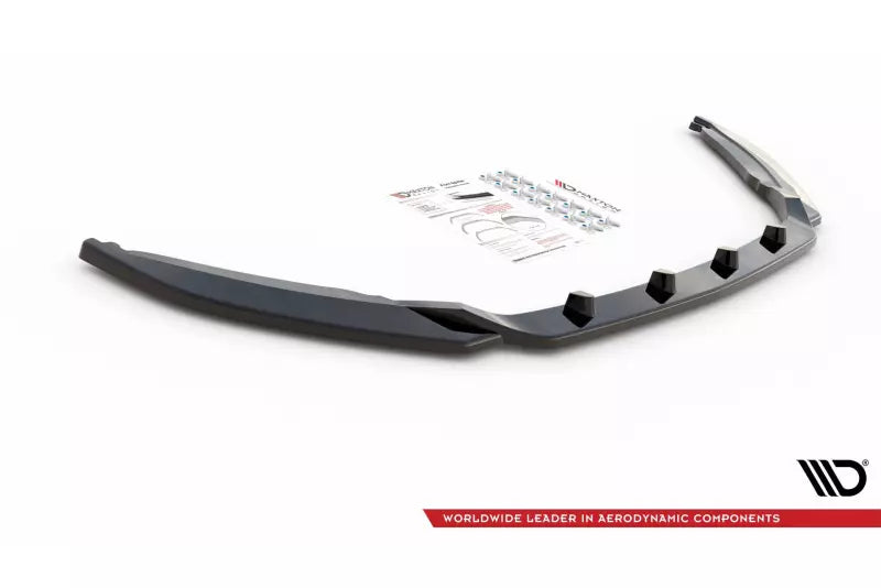 Maxton Design Frontlippe V.2 für Skoda Octavia 3 III 5E Facelift Hochglanz schwarz – Ansicht 3