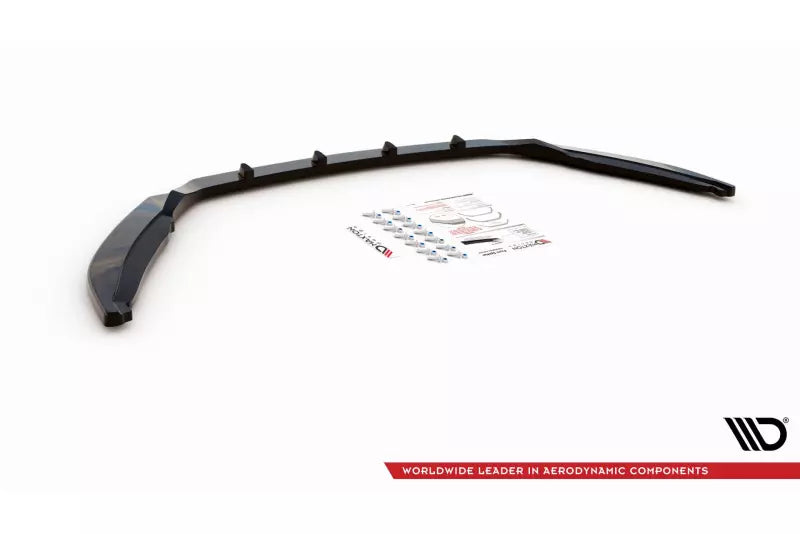 Maxton Design Frontlippe V.2 für Skoda Octavia 3 III 5E Facelift Hochglanz schwarz – Ansicht 4